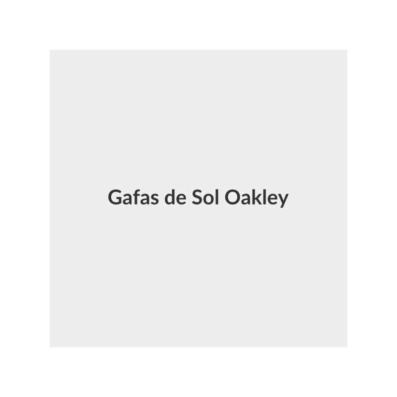 Gafas de Sol Oakley Advanced