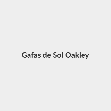 Gafas de Sol Oakley Advanced