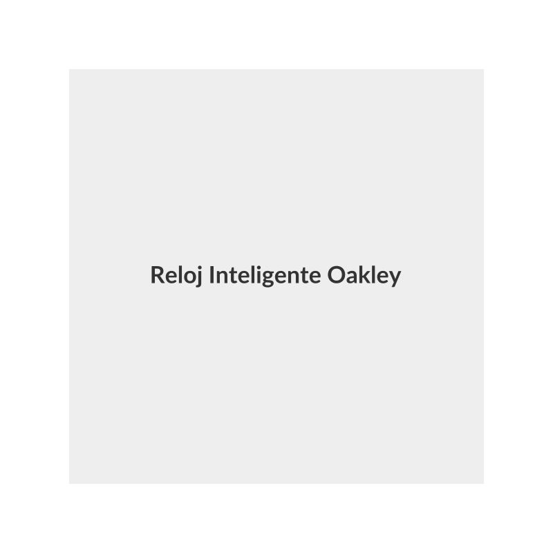 Reloj Inteligente Oakley Urban